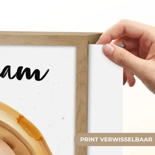 Regenboog - Pastel kleuren Light Box met batterij (Wandlamp kind) middel -USP_websiteprintNL