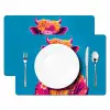 Koe - Bloemenkrans - Oorhangers - Kimono Placemat vinyl groot -zzsfeer2_Kitchenyeah-website