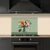 Bloemen - Vaas - Kaartje keuken achterwand spatscherm klein -sfeer1