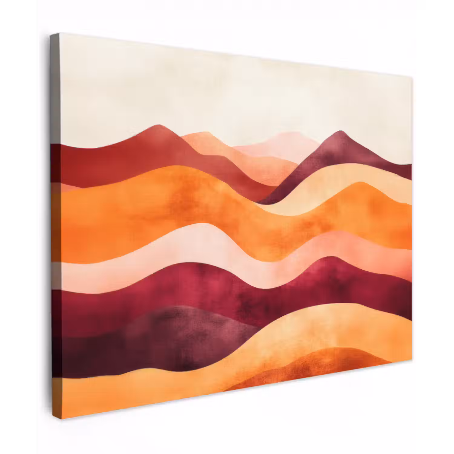 Leinwandbild - Abstrakt - Landschaft - Wellen