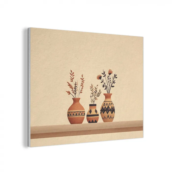 Vazen - Bloemen - Bladeren - Minimalistisch PET vilt klein -3d