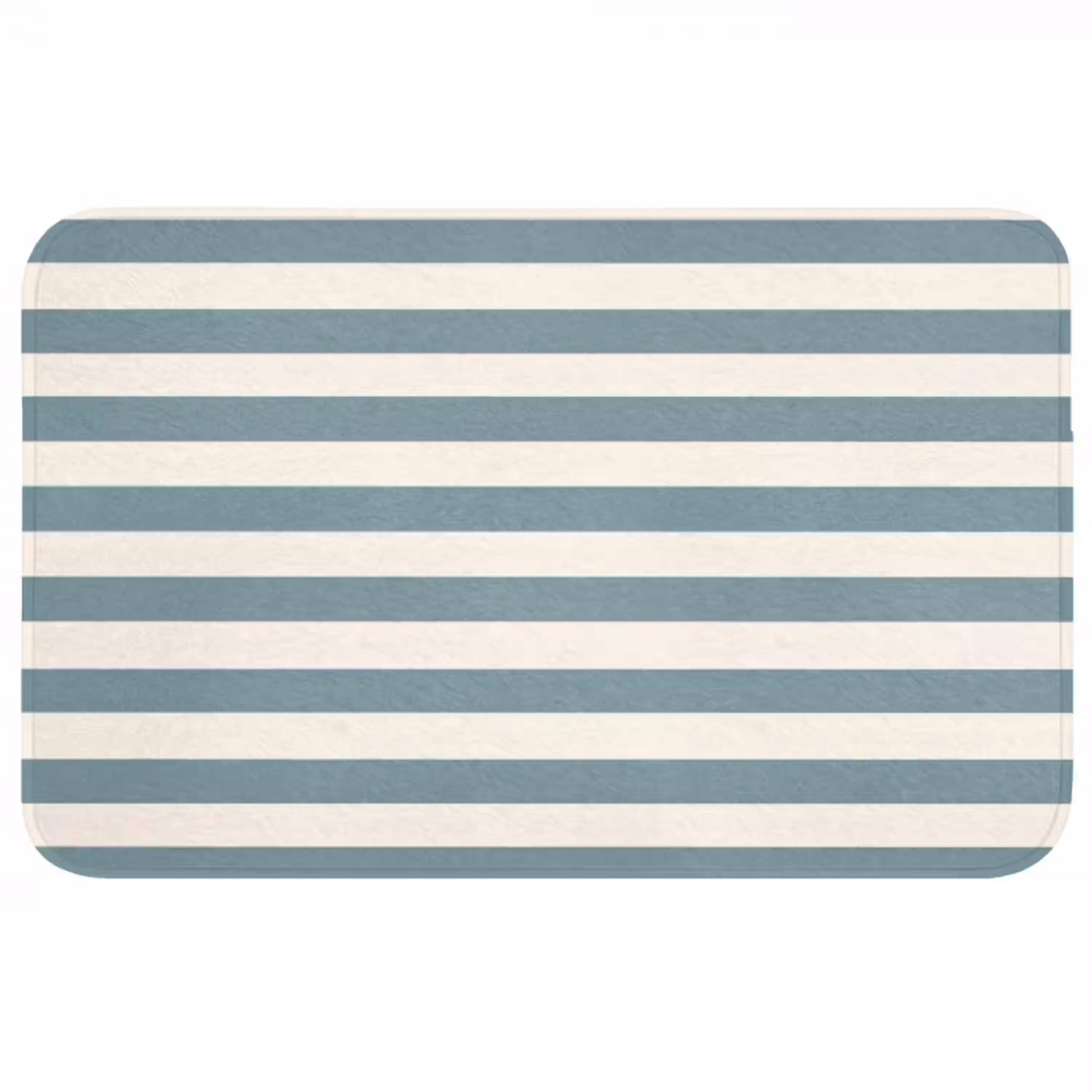 Strepen - Modern - Blauw Badmat middel 997 -3d