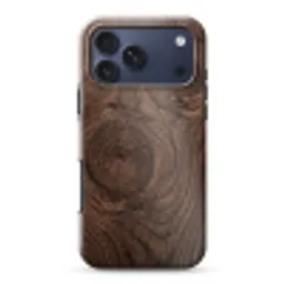 Houtnerf - Textuur - Patroon - Bruin - Rustiek Toughcase MagSafe Apple iPhone 17 Pro Max klein -3d