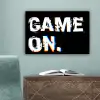 Gaming - Game - Spreuken - Quotes - Game on canvas 2cm klein -sfeer4