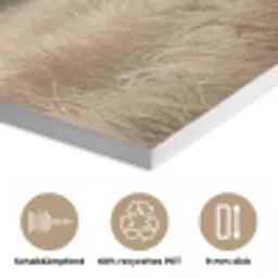 Landschap - Minimalistisch - Beige PET vilt klein -closeup_DE