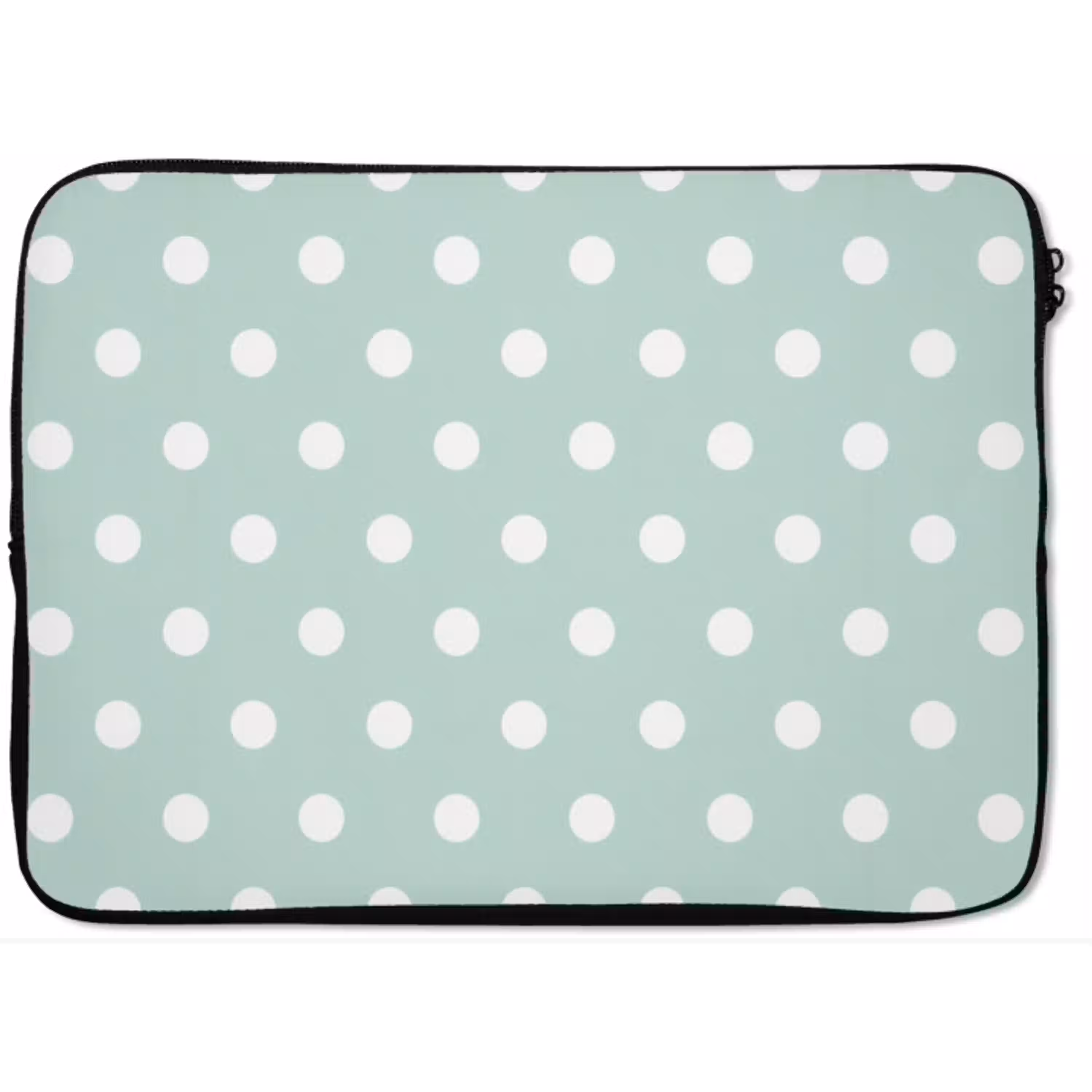Klassiek - Polka - Groen laptophoes neopreen klein 279 -zkaufland3dotto