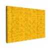 Vloeiend - Olie - Verf  - Geel Tuinposter op houten frame 2 cm dik klein 845 -3d