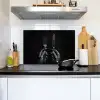 Bestek - Zwart - Wit Inductie beschemer met haakjes klein -sfeer2