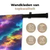 Storm - Bliksem - Regenboog Wandkleed katoen klein 269 -sfeer2
