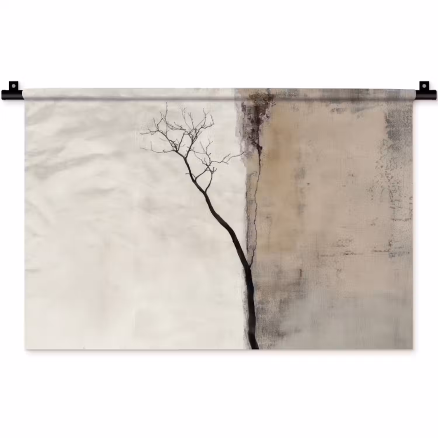 Wandkleed - Wabi sabi - Plant - Beige