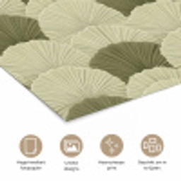 Bladeren - Structuur - Groen poster papier klein 62 -closeup_NL