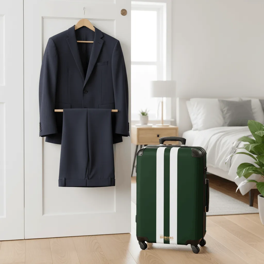 suit with suitcase