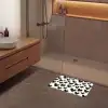 Hartjes - Patroon - Zwart Badmat klein 997 -sfeer2