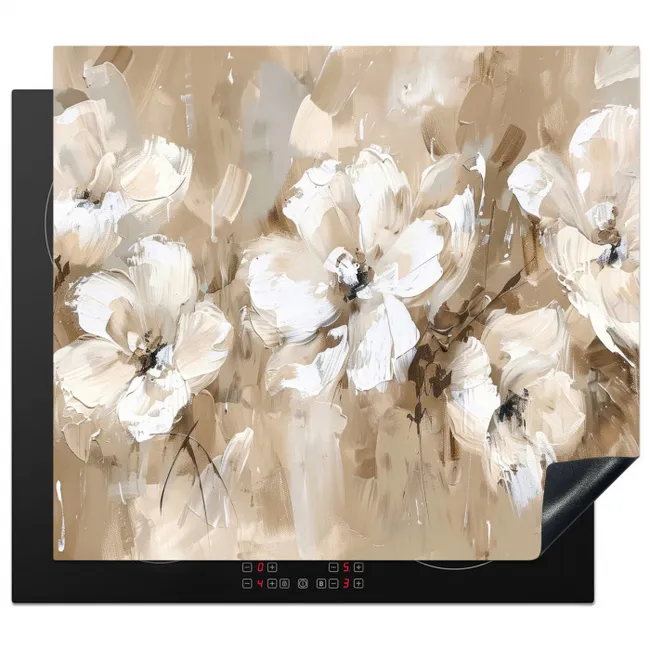 Fluisteringen in Ivoor Inductie beschermer vinyl 3mm middel -3d