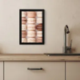 Macarons - Beige - Bruin KitchenYeah - Keuken - Fotolijst klein -sfeer2
