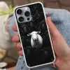 Schapen - Wit - Duisternis Hoesje iPhone 16 Pro Max met koord klein -sfeer3