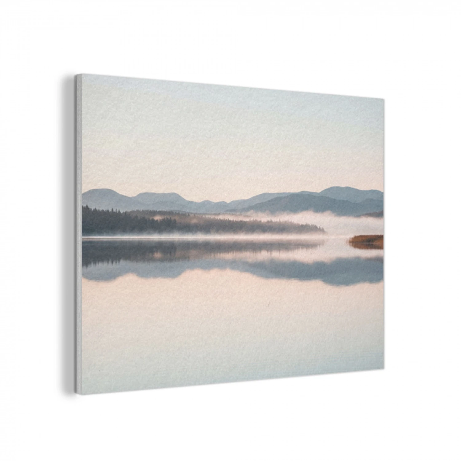 Water - Bomen - Mistlaag PET vilt klein -3d