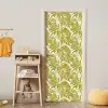 Palmblad - Patroon - Groen deurposter klein 289 -sfeer4
