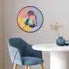 Koptelefoon - Mintgroen - Draad Fotolijst rond zonder passe partout klein -sfeer2