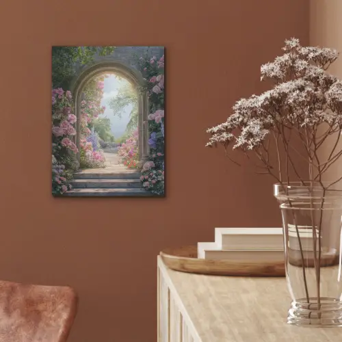 Doorkijk - Rozen - Vintage - Bloemen PET vilt klein -sfeer4