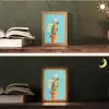 Papegaai - Koksmuts - Quote - Neon Light Box met kabel (Tafellamp) klein -sfeer3
