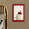 Cupcake - Kers - Rood canvas 2cm klein -sfeer3
