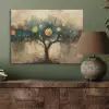 Boom - Kunst - Maan - Watercolor PET vilt klein -sfeer2