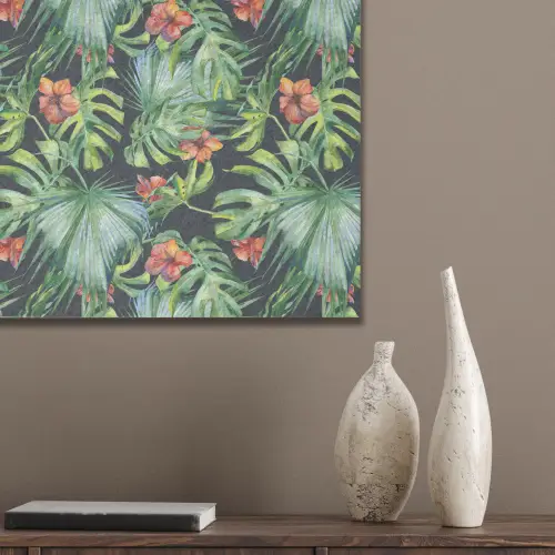 Monstera - Jungle - Bladeren PET vilt klein -sfeer6_closeup