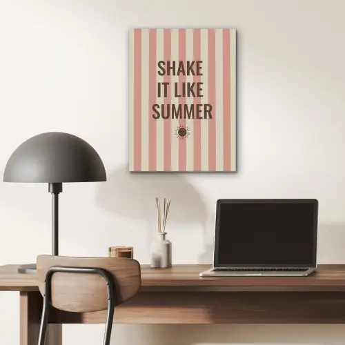 Zomer - Quote - Strepen PET vilt klein -sfeer5