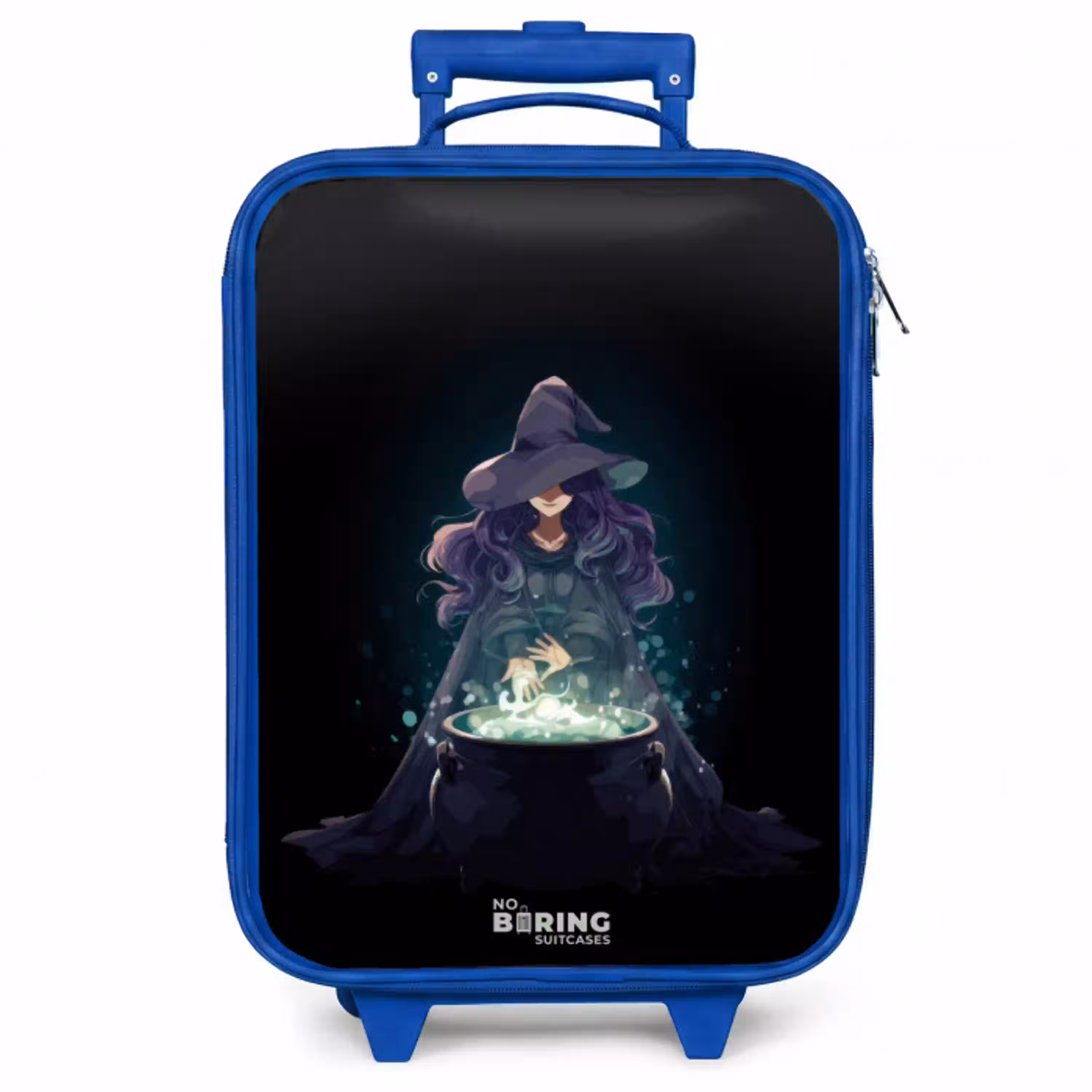 Heks - Ketel - Tover Kinderkoffer - Blauw klein -zzz_website3d