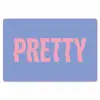 Pretty - Roze - Blauw - Golvend Placemat vinyl groot -zzsfeer1_Kitchenyeah-website