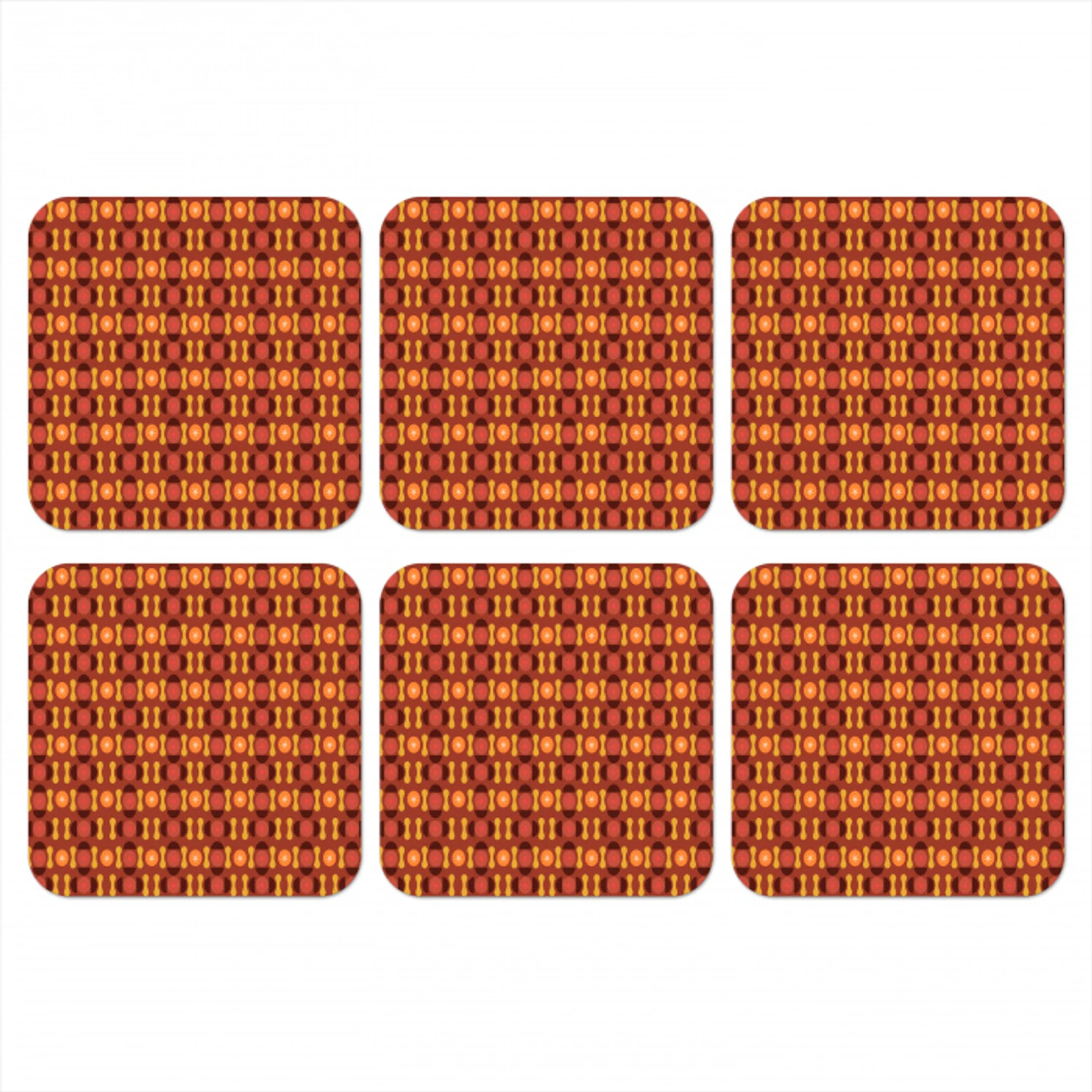 Retro - Disco - Hippie onderzetter kurk middel 366 -3d