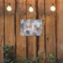 Penseelstreken - Schilderij - Beige tuinposter los doek klein -sfeer1