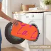 Oh la la - Oranje - Roze - Grafisch Badmat klein -USP_WasbaarNL
