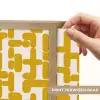 Geel - Beige - Patroon Light Box met batterij (Wandlamp) middel 907 -USP_websiteprintNL