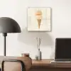 Minimalistisch - Schepijs - Hoorntje - Beige plexiglas 5mm klein -sfeer6