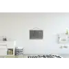 Beton - Muur - Cement textielposter latten blank klein -kinderkamer