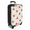 Beige achtergrond met patroon van grote kersen NBS - Handbagage koffer - Kinderen Unisex middel -productfoto_3d