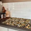 Camouflage - Aardetinten - Patroon Inductie beschermer vinyl 3mm klein 276 -sfeer3