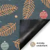 Patroon - Kerst - Symbolen - Donkerblauw Deurmat klein 898 -antislip_NL