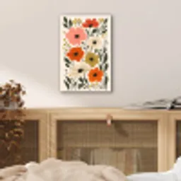 Veldbloemen - Stengels - Blaadjes - Groen aluminium wit klein -sfeer3