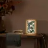 Bloemen - Takken - Wit - Klassiek Light Box met kabel (Tafellamp) klein -sfeer4