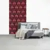 Bloemen - Waaier - Paars fotobehang vinyl groot 64 -slaapkamer