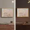 Amandelbloesem - Kunst - Van Gogh - Pastel Light Box met batterij (Wandlamp) middel -sfeer3