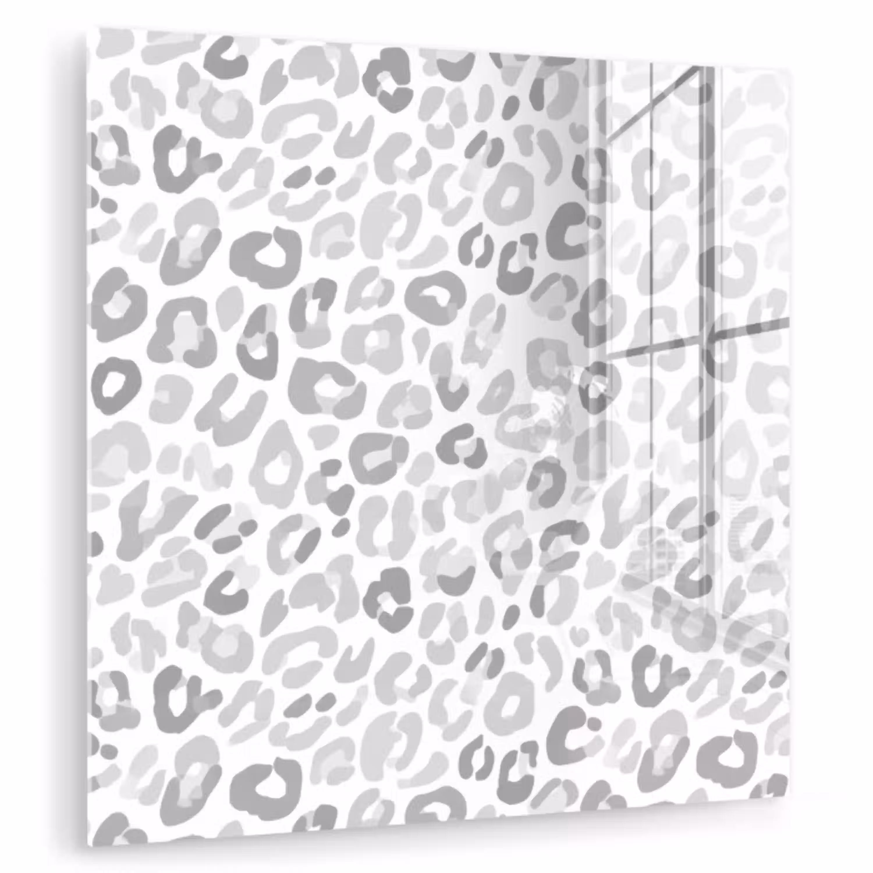 Luipaard - Motief - Grijs plexiglas 5mm klein 11 -zzzproduct_nieuw