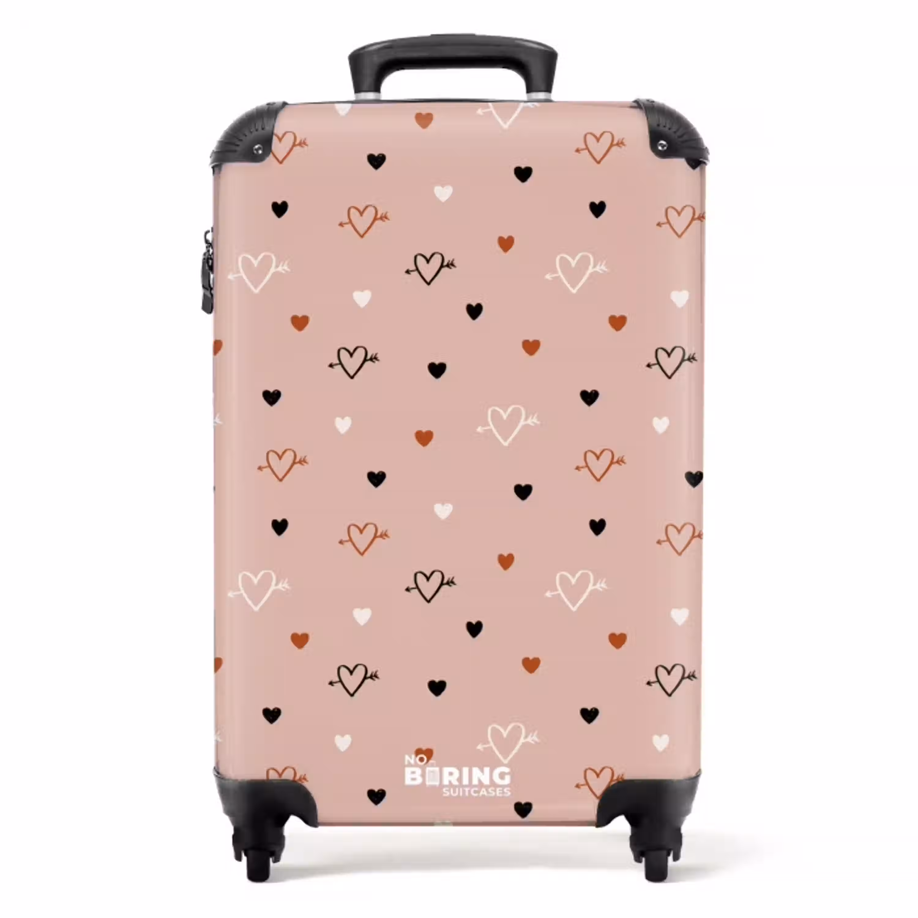 Cupido's hartjes NBS - Handbagage koffer - Volwassenen Unisex middel -productfoto_recht