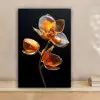 Bloem - Orchidee - Oranje canvas 2cm klein -sfeer1