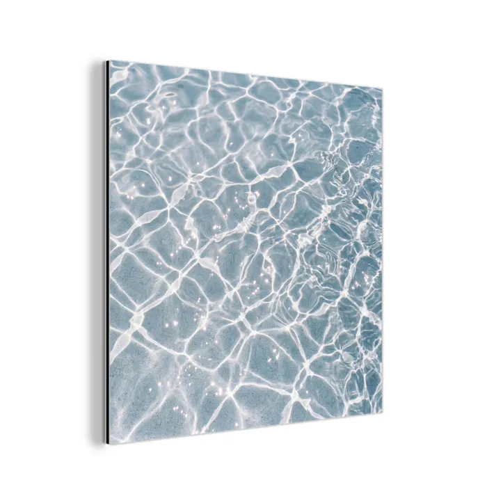 Water - Reflectie - Zonlicht aluminium wit klein -3d
