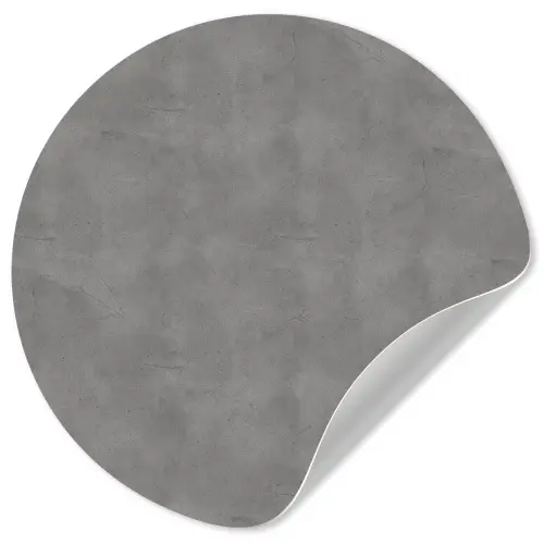 Beton - Structuur - Patroon Wandcirkel behangsticker klein 186 -3d