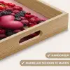 Fruit - Hartjes - Aardbeien - Frambozen - Bosbessen Dienblad Rechthoek middel -USP_HandgreepNL